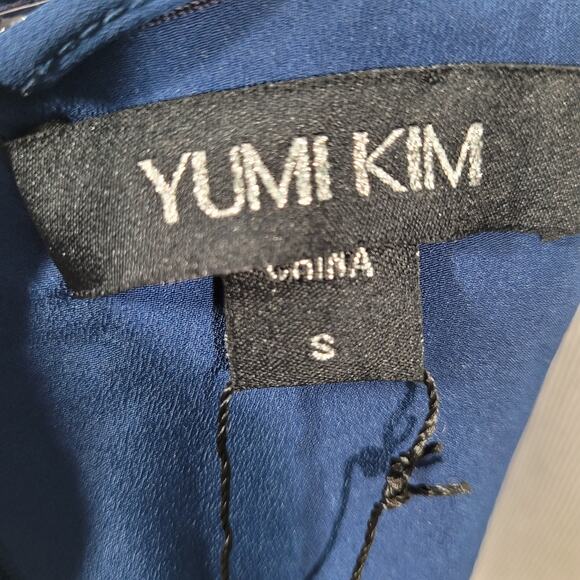 Yumi Kim Ink Carmen Maxi Off the Shoulder Ruffle Maxi Dress Size Small - Picture 7 of 10